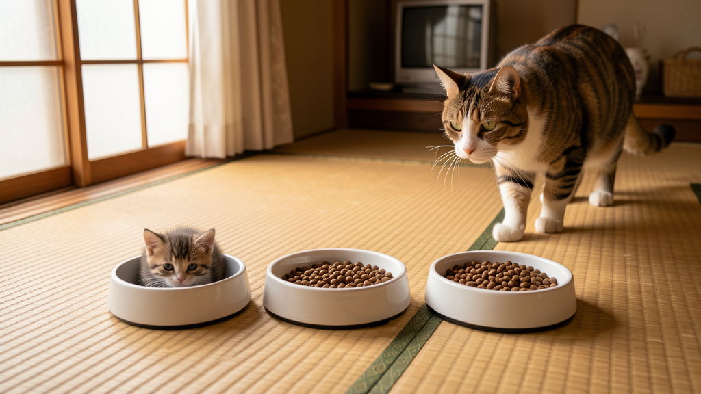 猫の年齢別キャットフードの選び方 子猫 成猫 シニア猫 フードボウル